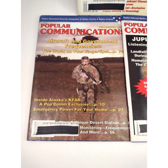 Popular Communications Magazine 2002 Lot of 5 Shortwave Radio Broadcasting Hobby - Picture 3 of 11